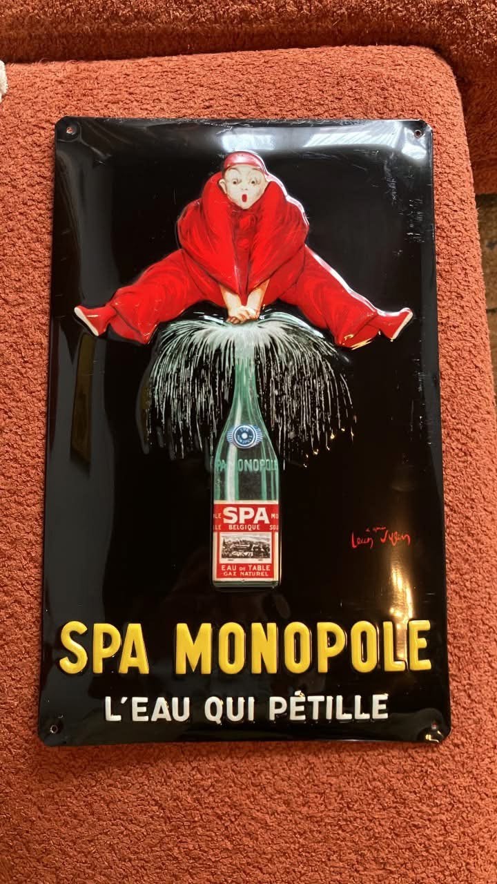 Blikken bordje Spa, Enlèvement ou Envoi