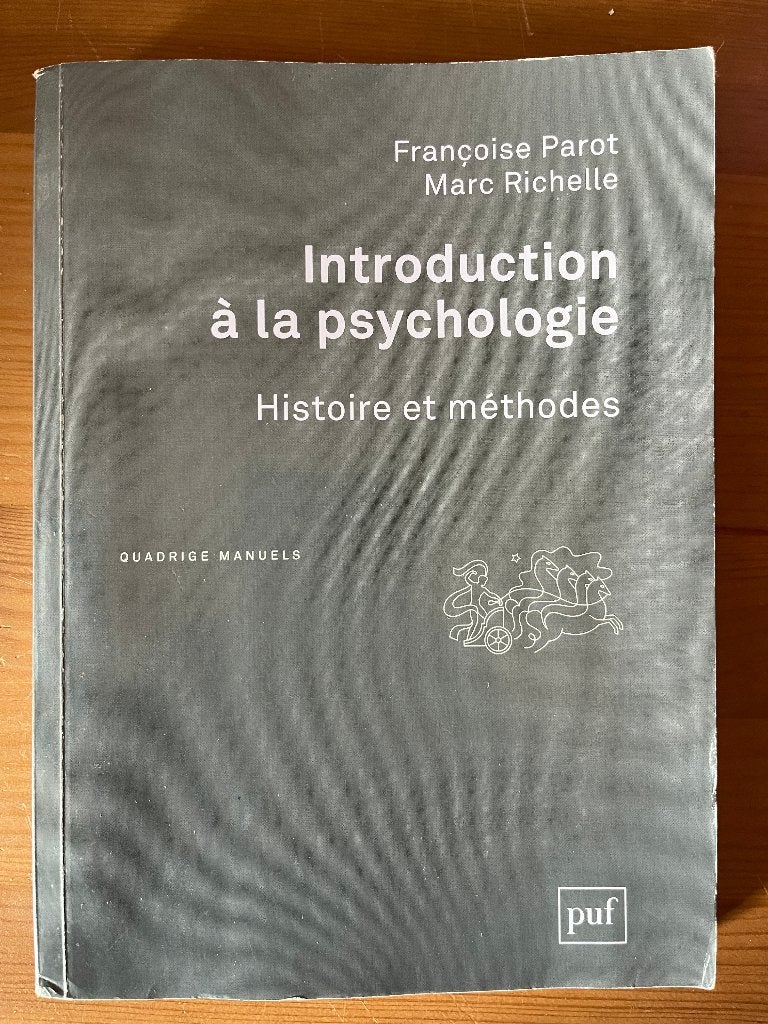 Introduction à la Psychologie, Gelezen, Sociale psychologie, François Parot, Ophalen of Verzenden