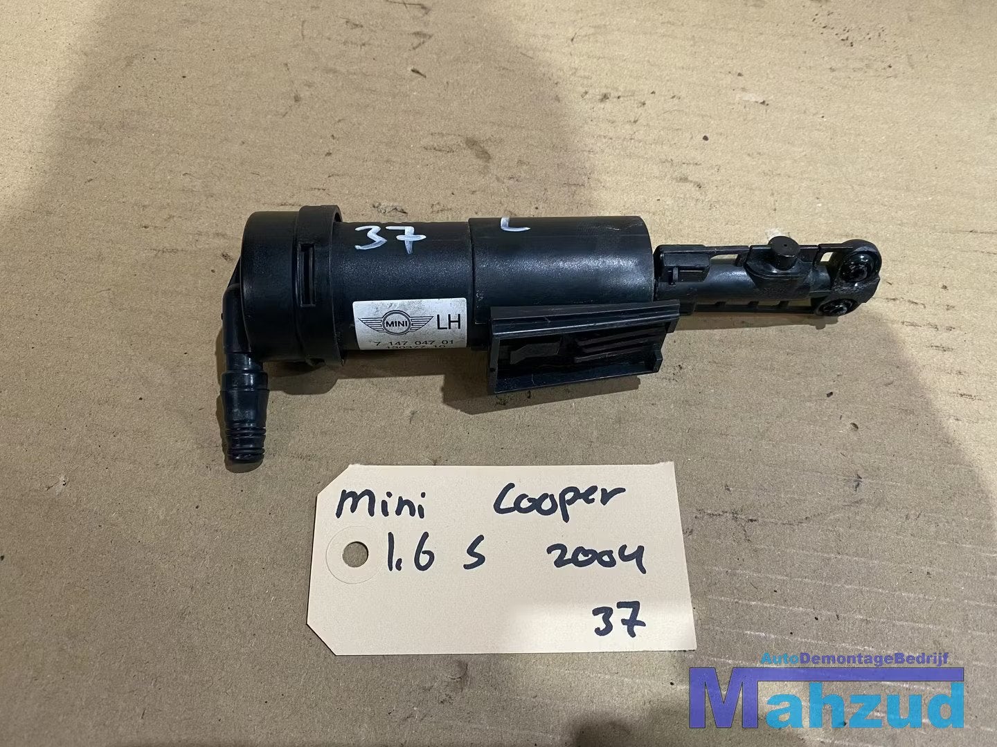 MINI COOPER S koplamp spoeier 2001-2006 714704701, Auto-onderdelen, Gebruikt, Customer.service@mini.co.uk, Mini, BMW AG