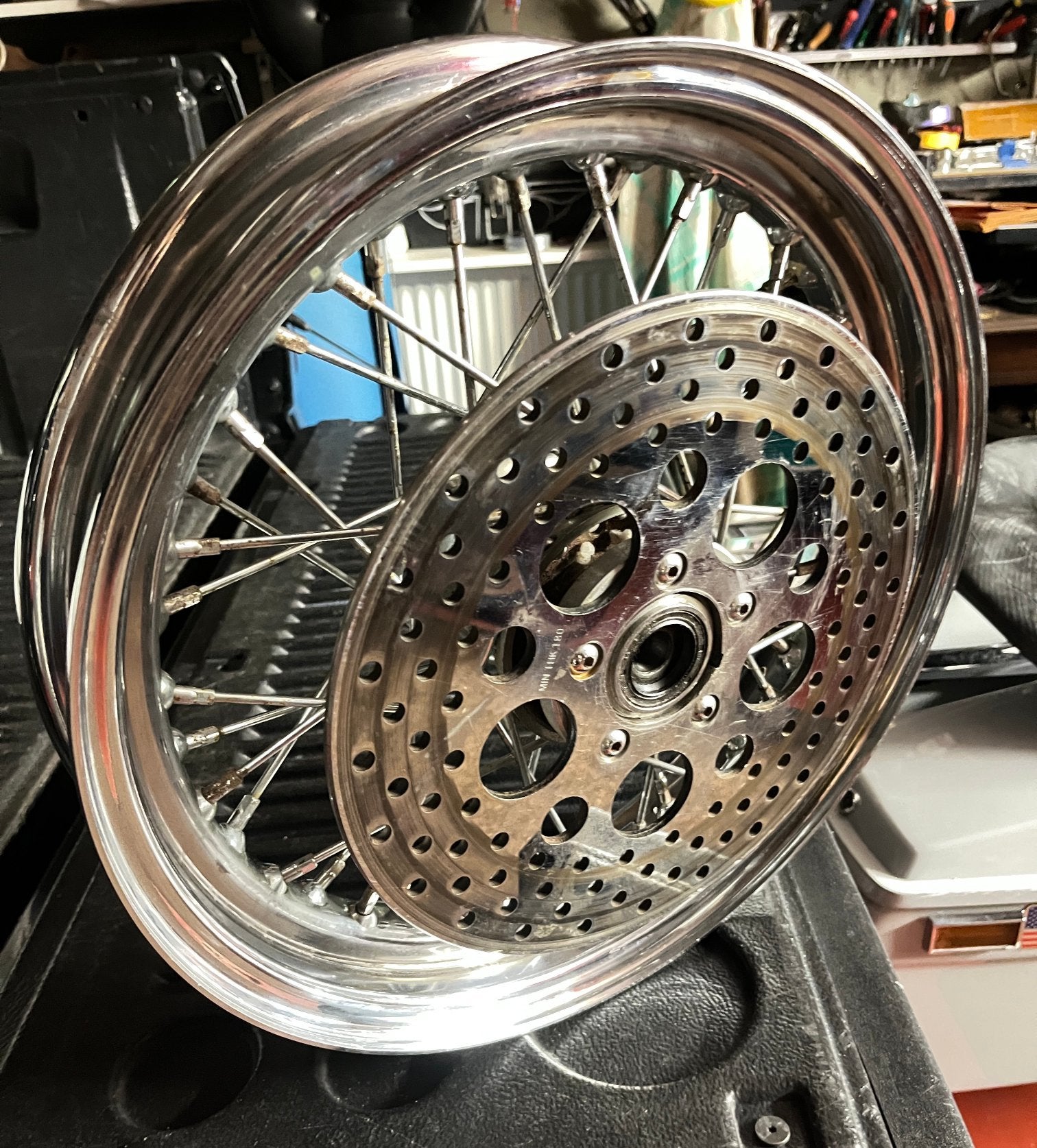 Harley Davidson-wiel 16 x 3.00, Motoren, Ophalen of Verzenden, Gebruikt