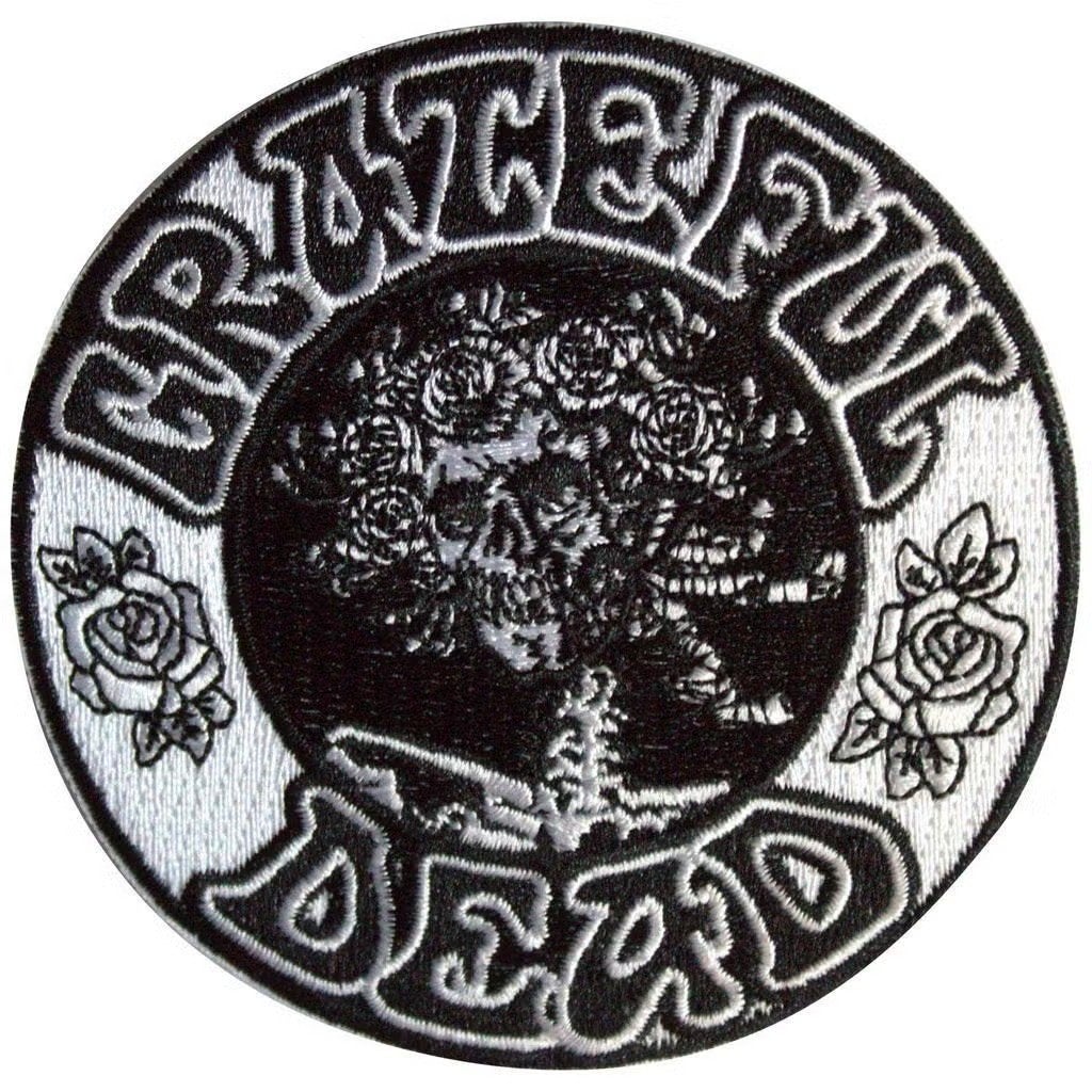 Grateful Dead - Black &amp; White Bertha Circle - Patch, Verzamelen, Ophalen of Verzenden, Nieuw