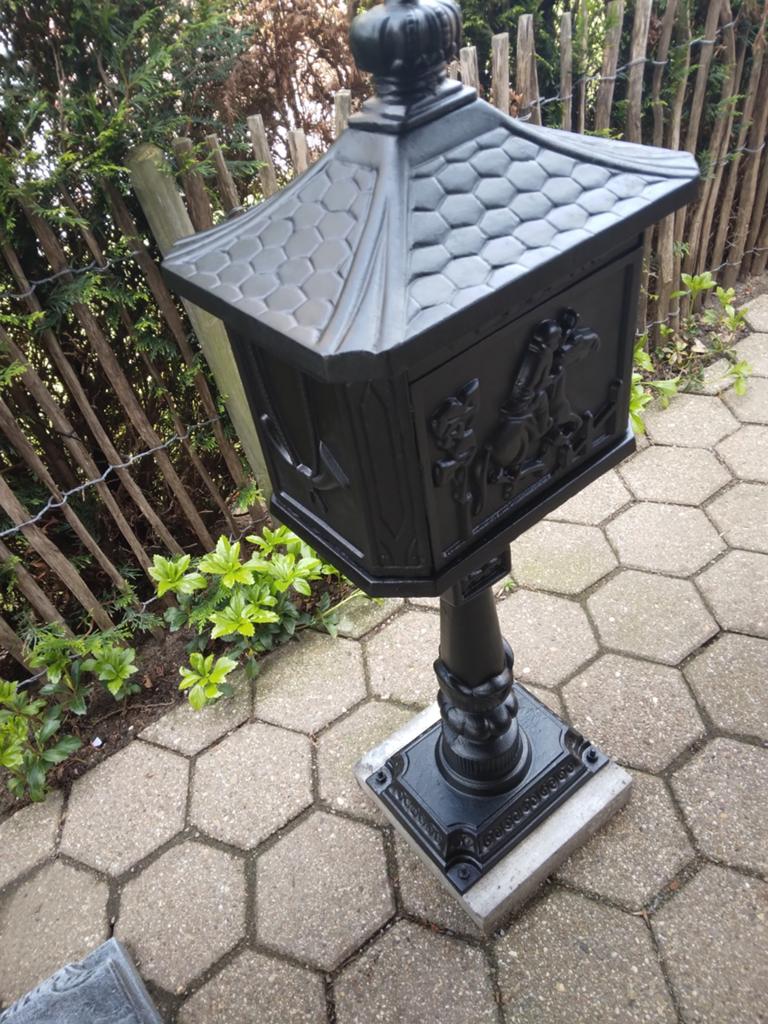 Alluimum  brieven bus Engels, Tuin en Terras, Brievenbussen, Ophalen