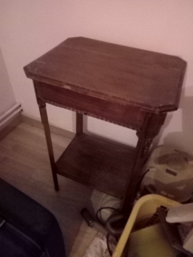 petite table en bois, Enlèvement