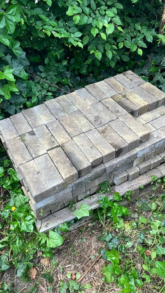 Gratis klinkers, Tuin en Terras, Tegels en Klinkers, Gebruikt, Klinkers, Beton, Ophalen