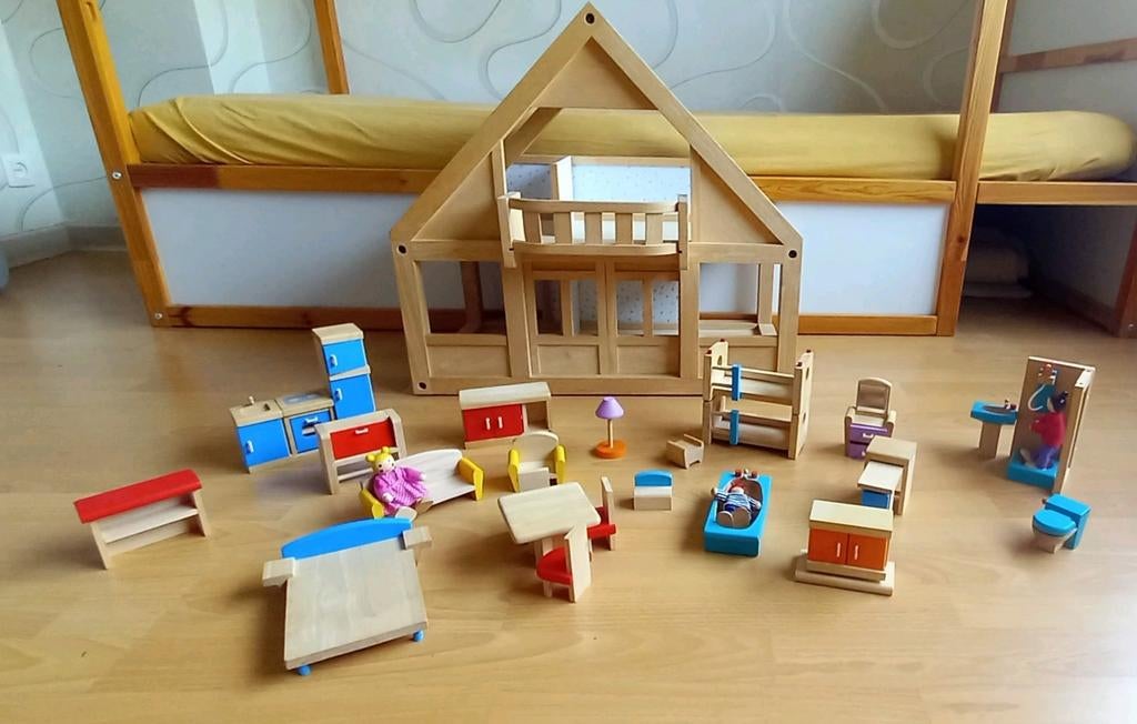 Leuk poppenhuis., Kinderen en Baby's, Speelgoed | Poppenhuizen, Ophalen, Poppenhuis