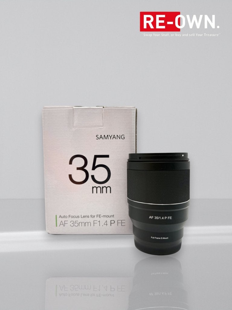 SAMYANG AF 35MM F/1.4 P SONY FE MOUNT | NIEUWSTAAT | DOOS