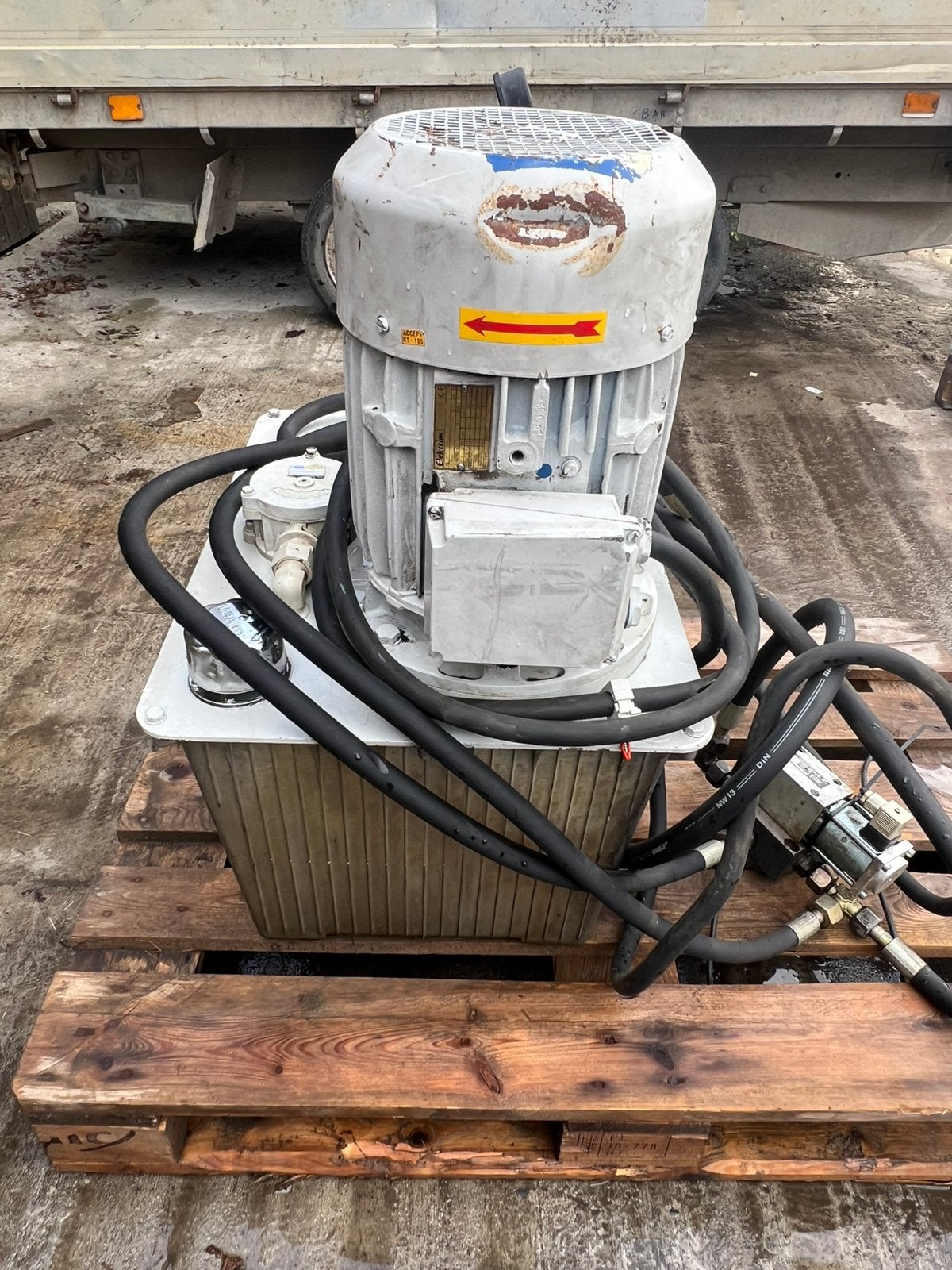 Hydraulische pomp/aggregaat., Ophalen, Gebruikt