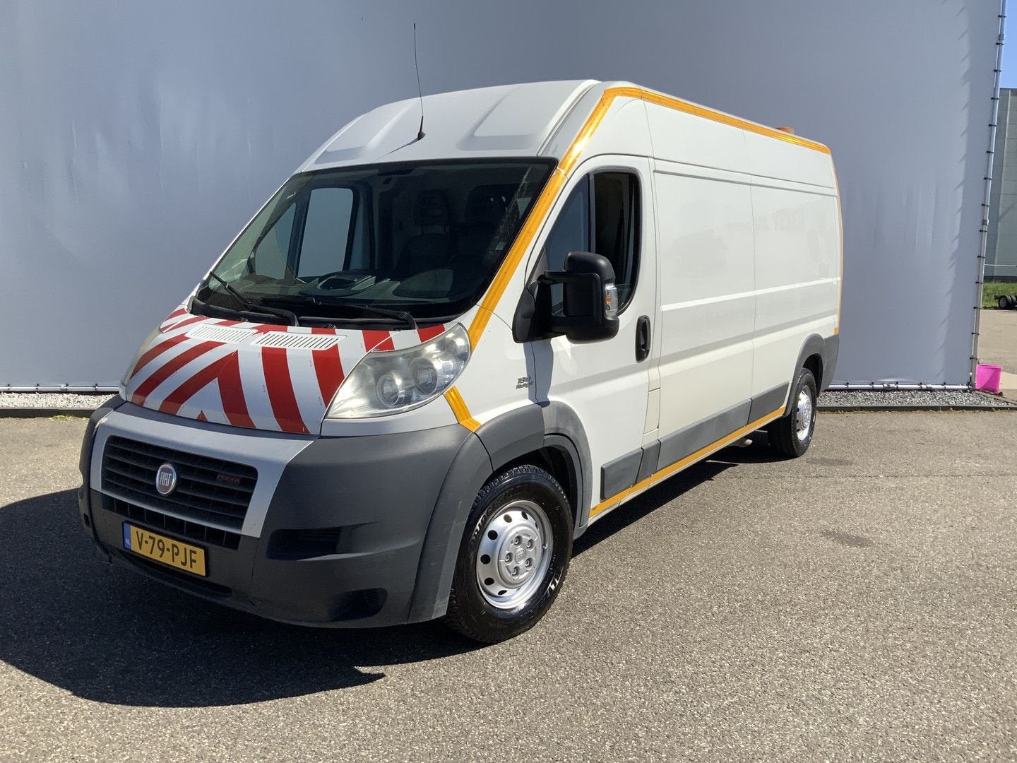 Fiat Ducato 35H 3.0 MultiJet LH2 Gran Volume 3 Zits Trekhaak, Auto's, ABS, Wit, Bedrijf, 222 g/km