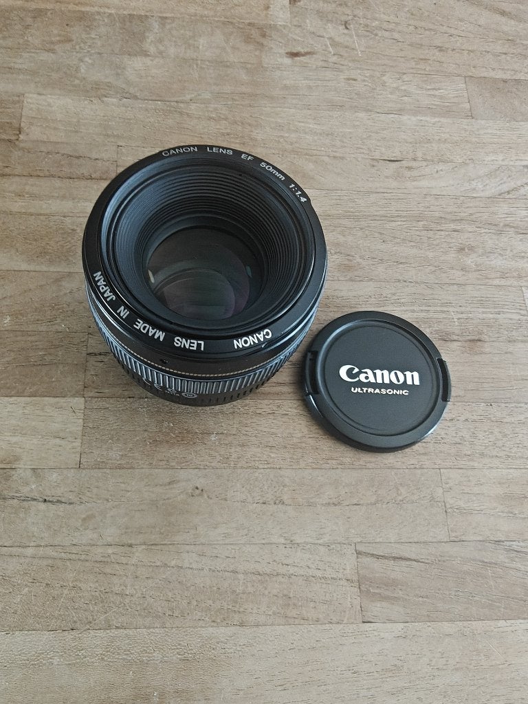 Canon 50mm f1.4 lens (als nieuw), Ultrasone focusmotor, Canon, Ophalen of Verzenden, Zo goed als nieuw