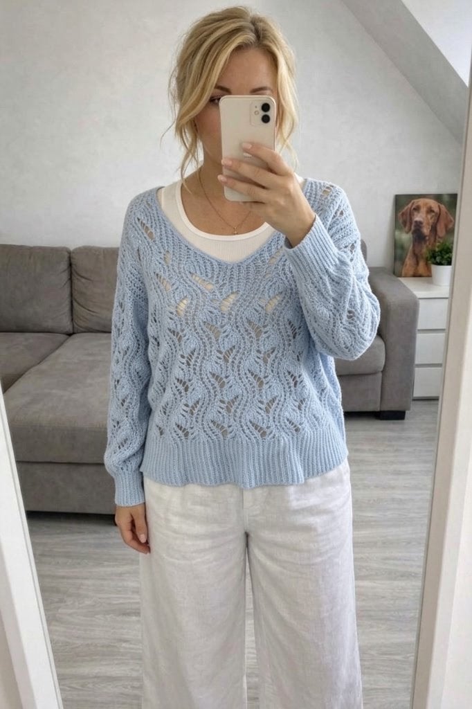 Trui maat 44, Kleding | Dames, Verzenden, Gedragen, Maat 42/44 (L), Blauw