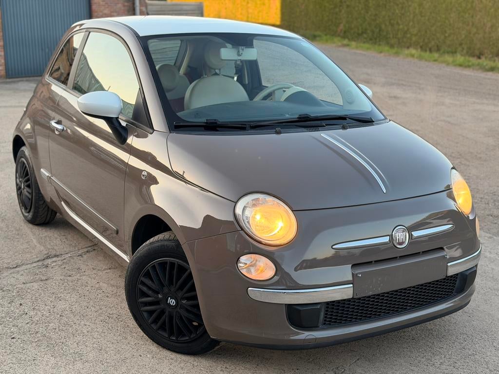 FIAT 500 1.2 ✅BENZINE AIRCO GARANTIE, Auto's, Voorwielaandrijving, 4 cilinders, Bruin, 990 kg