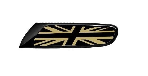 Trim covers set smoke Union Jack voor zijknipperlicht nieuw, Neuf, -, Mini, -