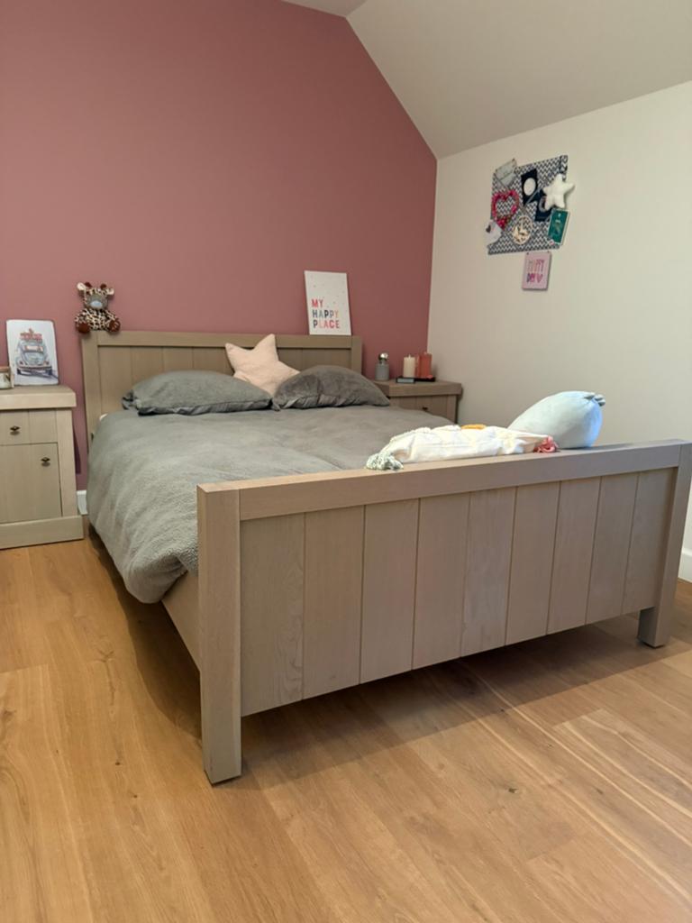 Slaapkamer, Huis en Inrichting, Slaapkamer | Complete slaapkamers, Ophalen, Gebruikt, Tweepersoons, Landelijk