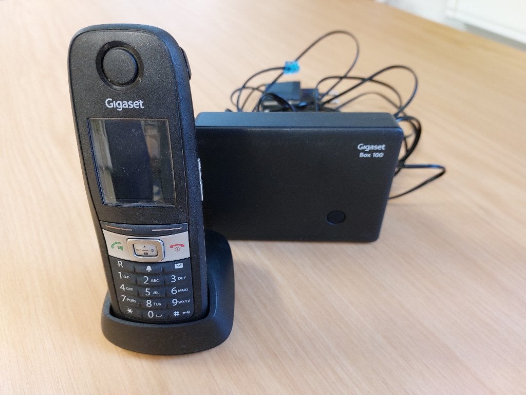Gigaset DECT draadloze telefoon E630 Zwart, Telecommunicatie, Ophalen of Verzenden, Gebruikt, 1 handset