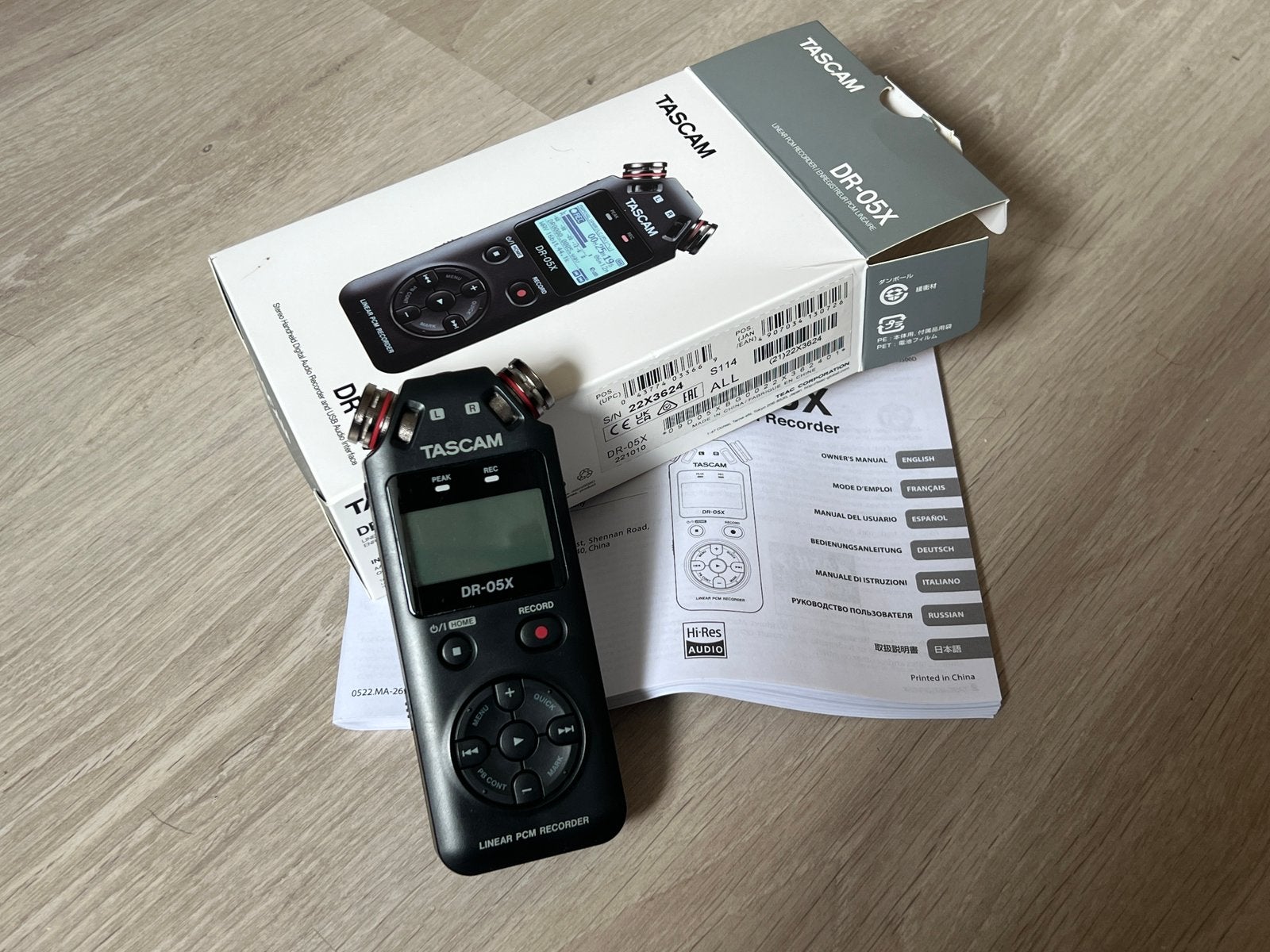 Tascam DR-05X, Audio, Tv en Foto, Bandrecorder, Ophalen of Verzenden
