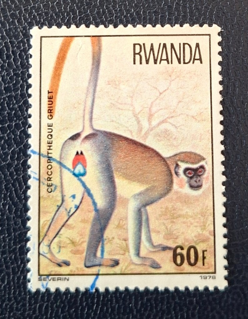 Postzegel Rwanda OBP 865, Ophalen of Verzenden, Gestempeld