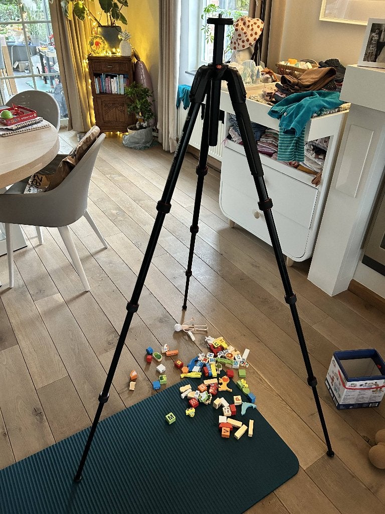 Manfrotto VR Alu Tripod, Ophalen, Nieuw, Driepoot, 175 cm of meer