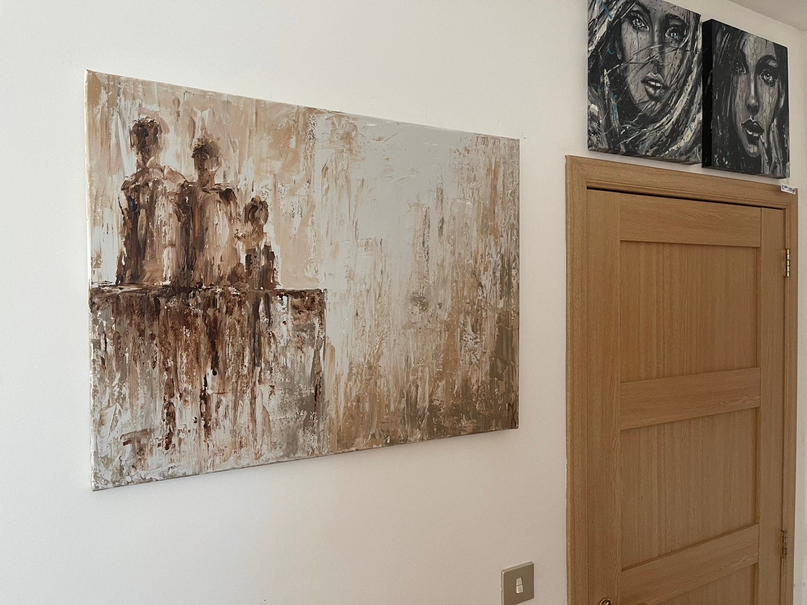 Une assez grande peinture d'ambiance Family Mk Art, Enlèvement