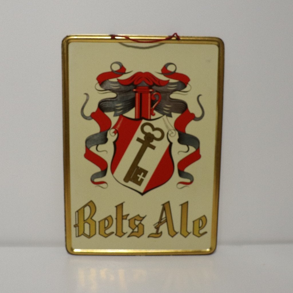 Bets Ale - bier reclame in blik (1952), Verzamelen, Merken en Reclamevoorwerpen, Zo goed als nieuw, Reclamebord, Ophalen of Verzenden
