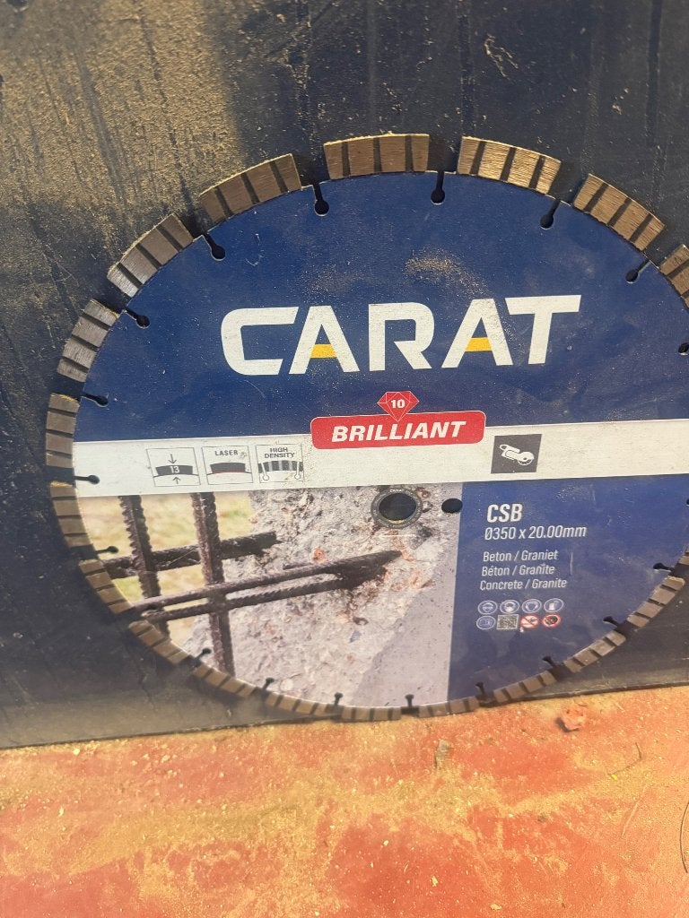 Zaagblad beton, Doe-het-zelf en Bouw, Ophalen, Zo goed als nieuw, Overige typen, Carat