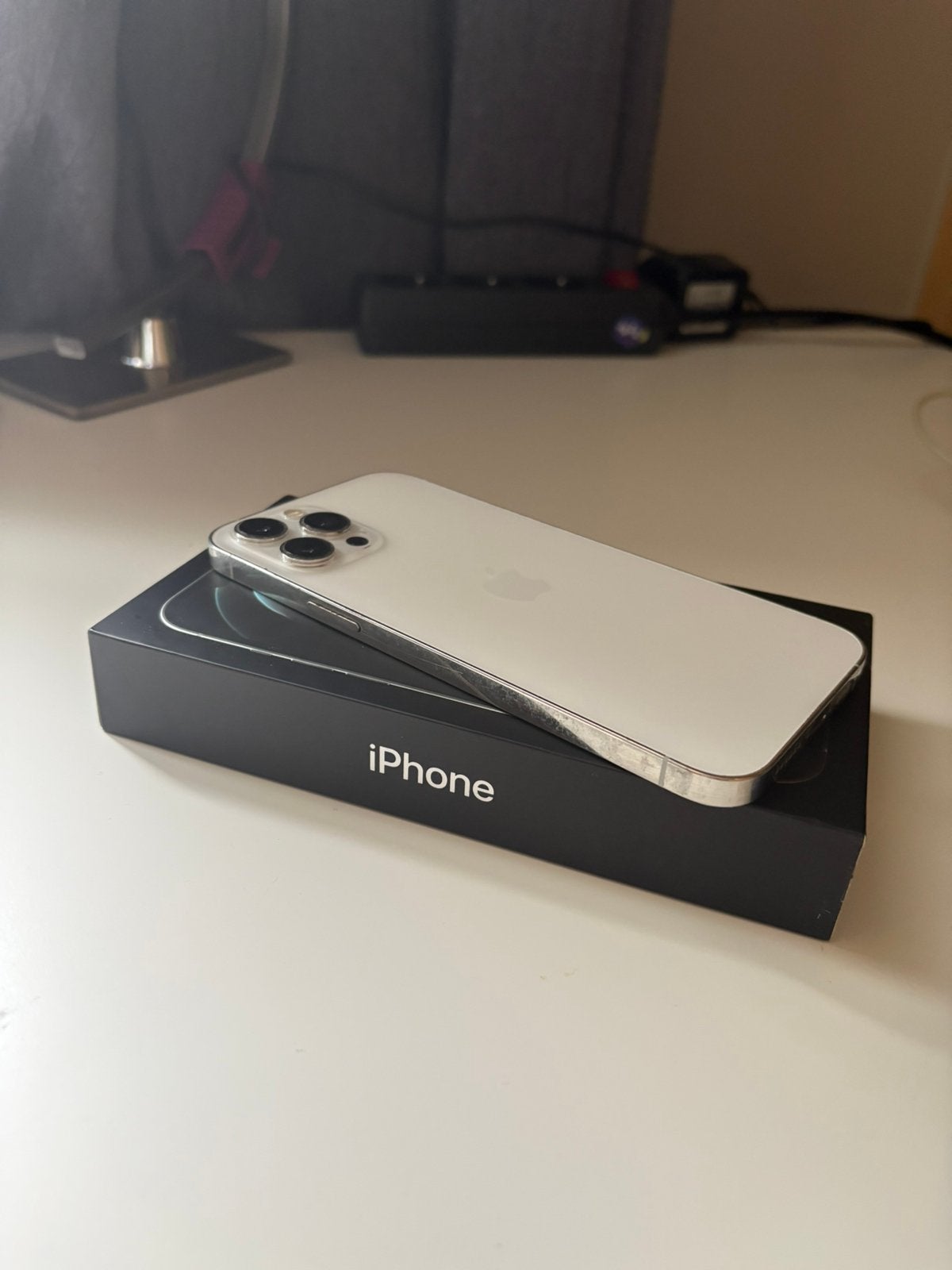 Apple iPhone 12 Pro Max, Telecommunicatie, Mobiele telefoons | Apple iPhone, Ophalen, Zilver, 128 GB, IPhone 12 Pro Max