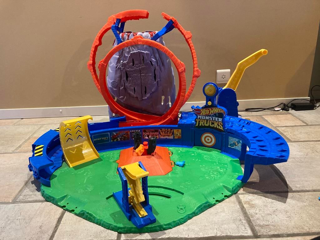 Hot wheels monster truck arena, Ophalen, Zo goed als nieuw, Hot Wheels