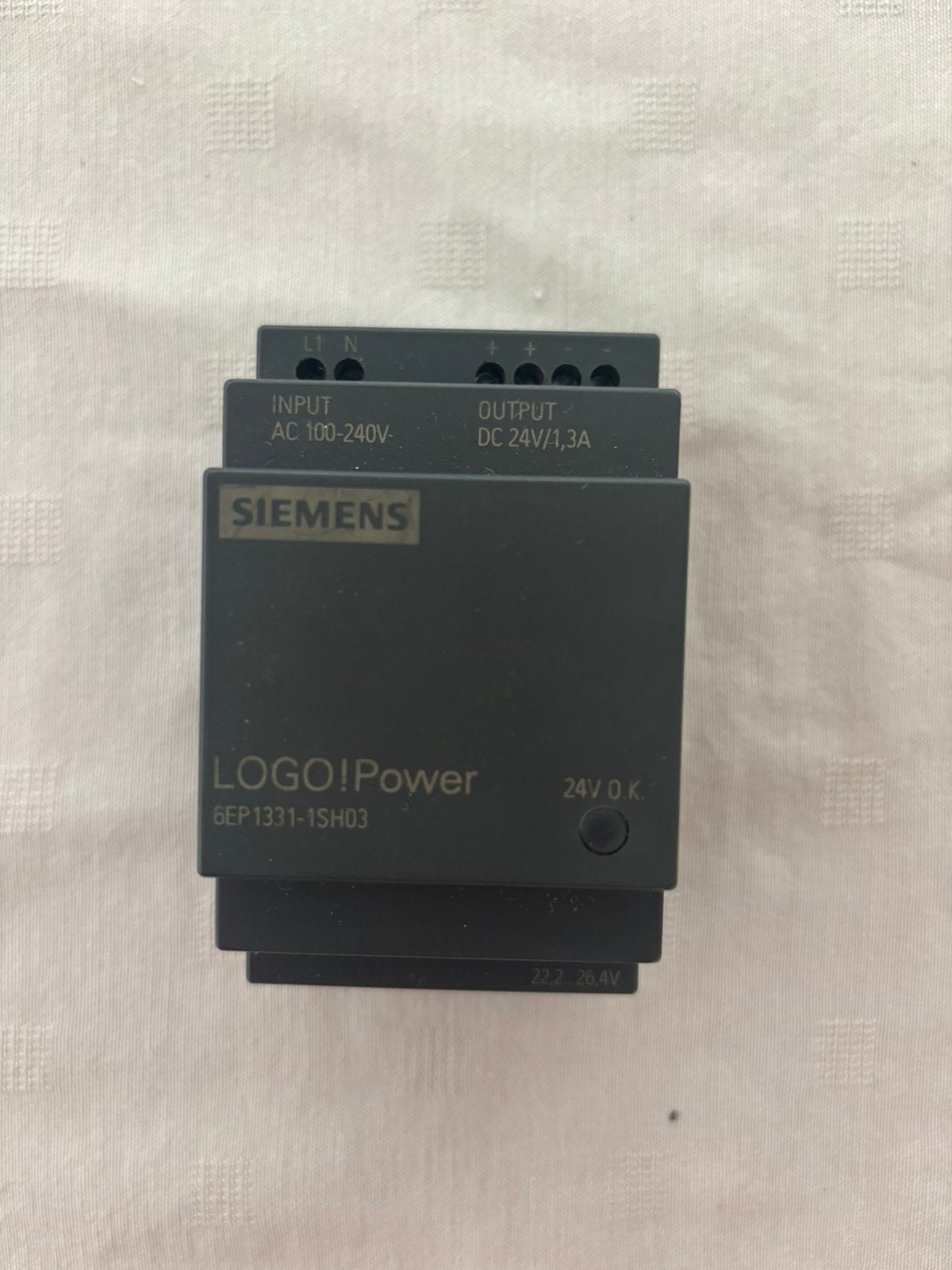 Siemens LOGO! Power 24V Voeding – 6EP1331-1SH03, Ophalen, Zo goed als nieuw