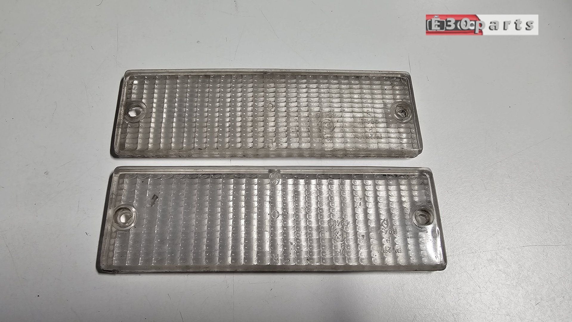 knipperlichtglas set wit gebruikt BMW 3 serie E30, -, Origine de la pièce connue, Utilisé, -