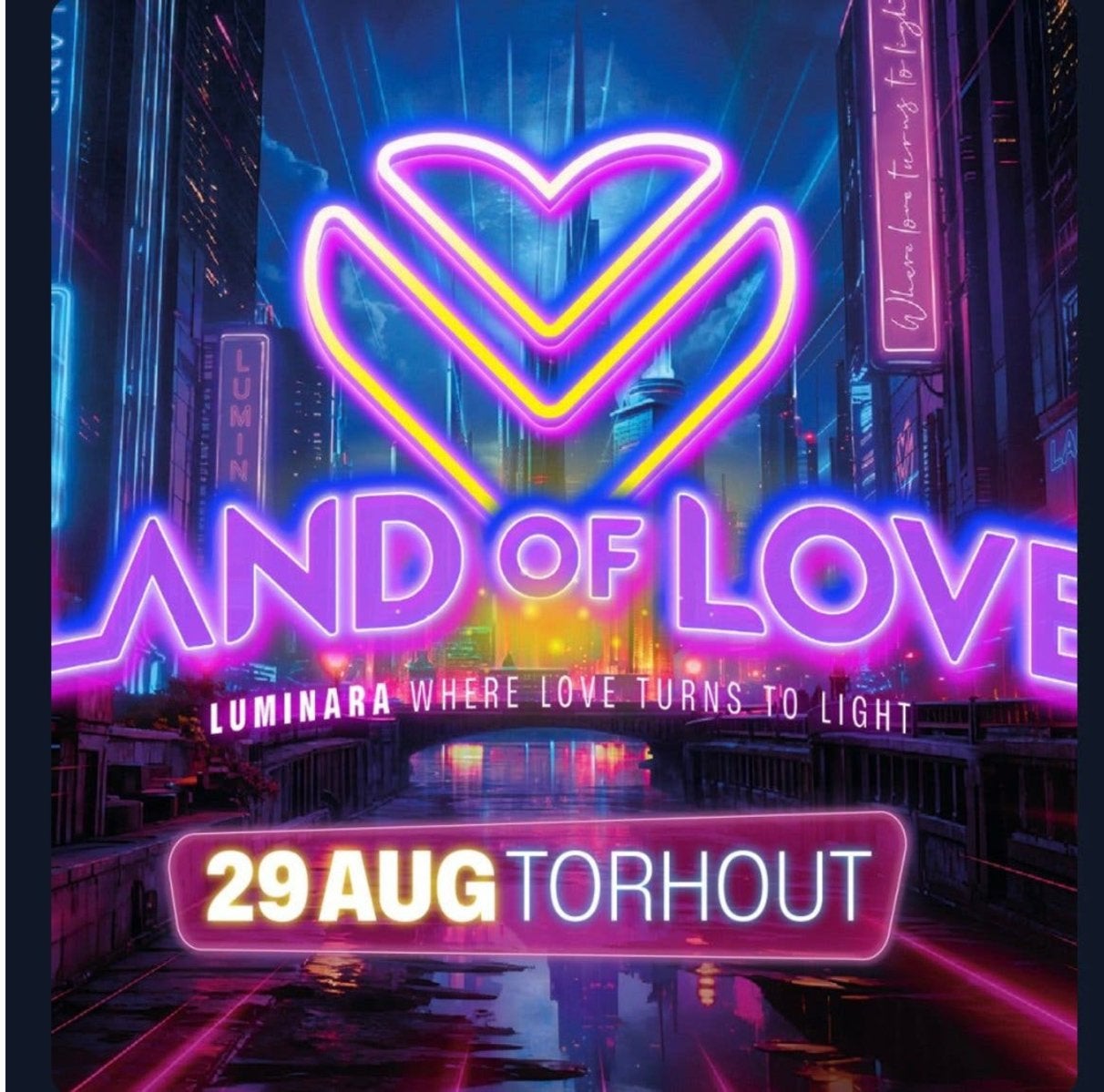 2 tickets voor land of love  zaterdag 29/08, Tickets en Kaartjes, Twee personen