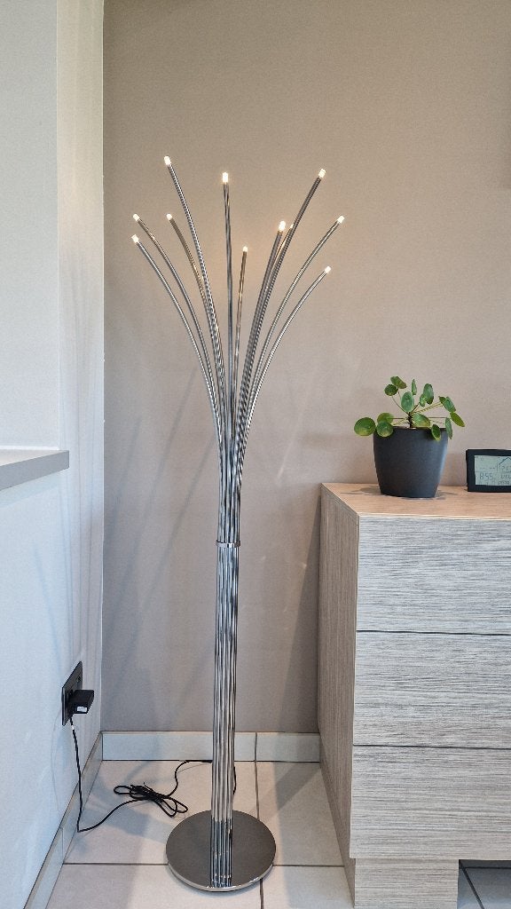 Staanlamp - Staande lamp met touch - LED - vloerlamp, Ophalen, Zo goed als nieuw, 100 tot 150 cm
