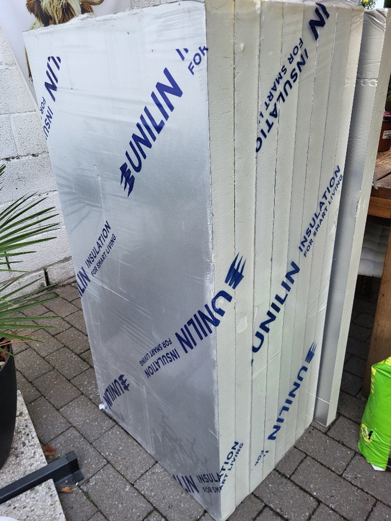 Isolatieplaten, 4 tot 8 cm, Nieuw, Hardschuim (Pir), Ophalen