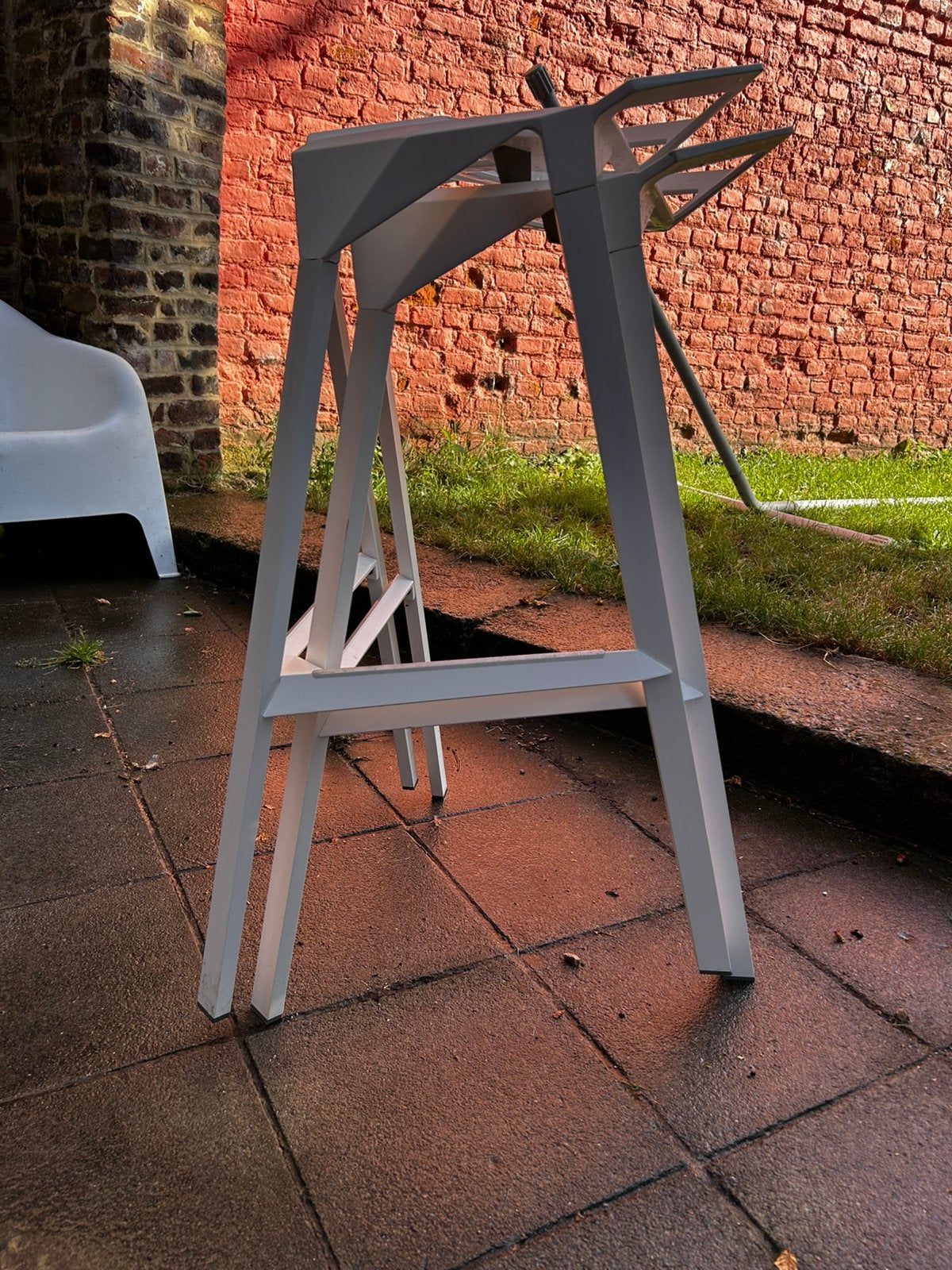 Deux tabourets de bar Magis Stool_One, Neuf, Avec repose-pieds, 2 tabourets, Enlèvement