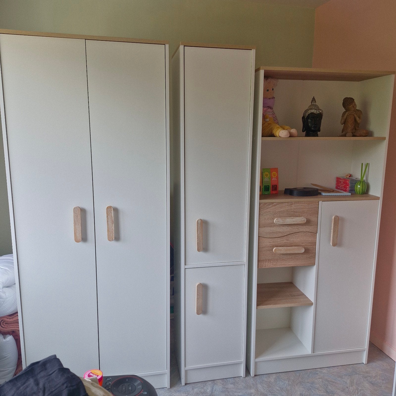 ensemble meubles chambre etat neuf, Enlèvement ou Envoi, Armoire