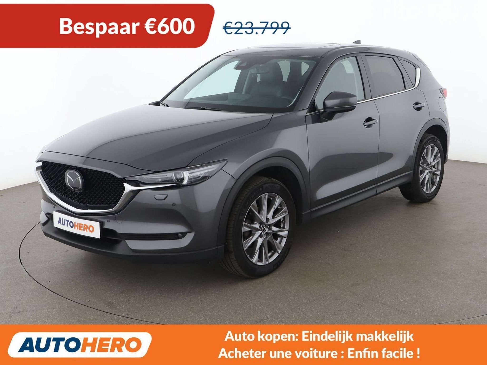 Mazda CX-5 2.5 SKYACTIV-G Ad'vantage AWD (automatique), Autos, Mazda, Cuir, Argent ou Gris, Achat, 143 kW