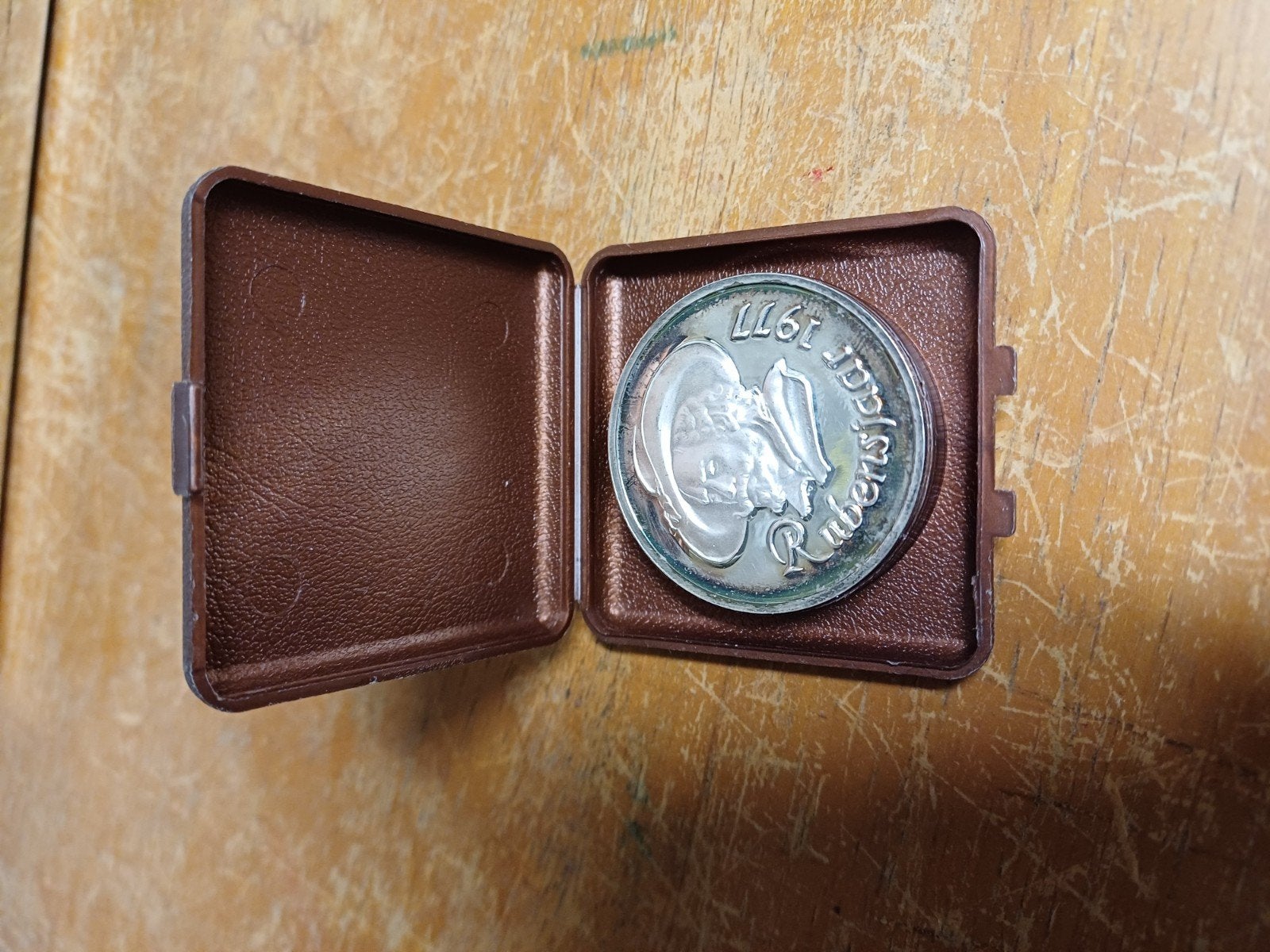 zilver munt RUBENS 1977, Zilver, Ophalen of Verzenden, Losse munt, Zilver