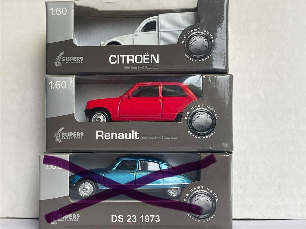 Super9 Renault 5, Citroën 2cv, Hobby & Loisirs créatifs, Enlèvement ou Envoi, Comme neuf, Voiture
