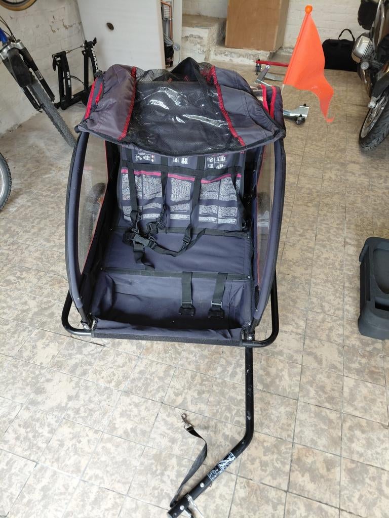 Remorque universelle pour vélo, Enlèvement