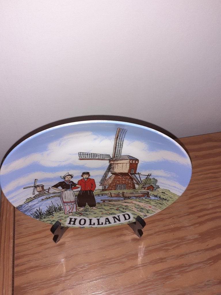 Assiette décorative HOLLAND - signée ROYAL SCHWABAP, Enlèvement