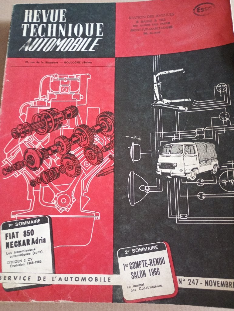 revue technique fiat 850 de 1964-1966, Enlèvement ou Envoi