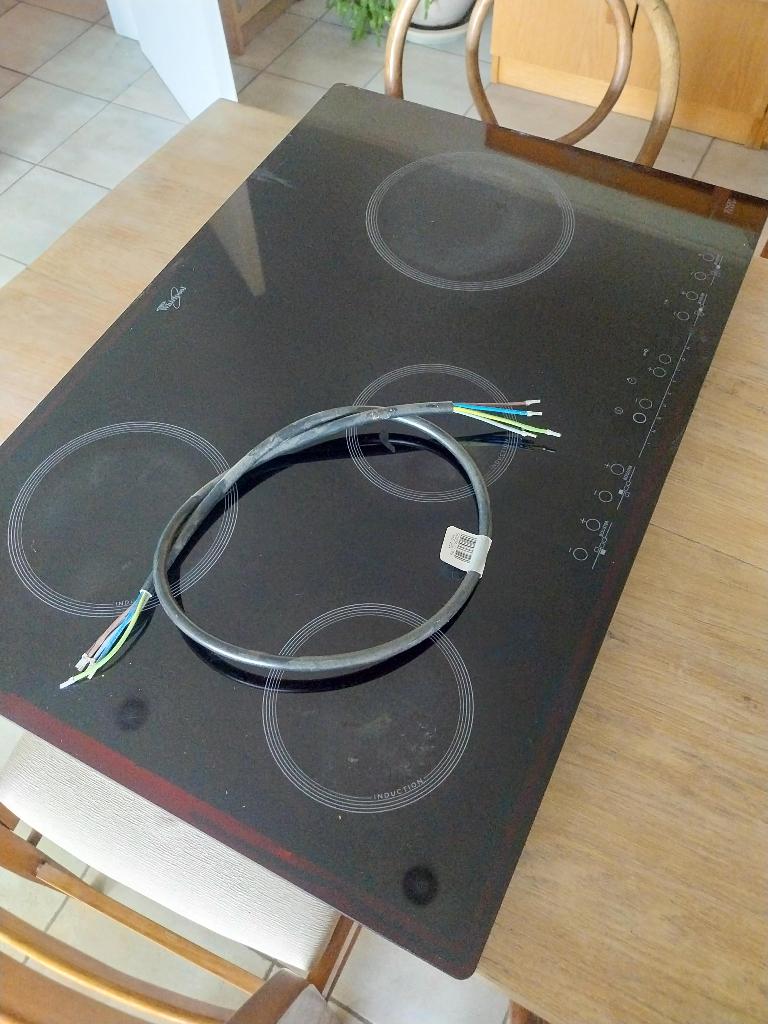 whirlpool inductieplaat 4619 615 1834 1 A, Elektronische apparatuur, Kookplaten, Ophalen, Gebruikt, 4 kookzones, Energieklasse A of zuiniger