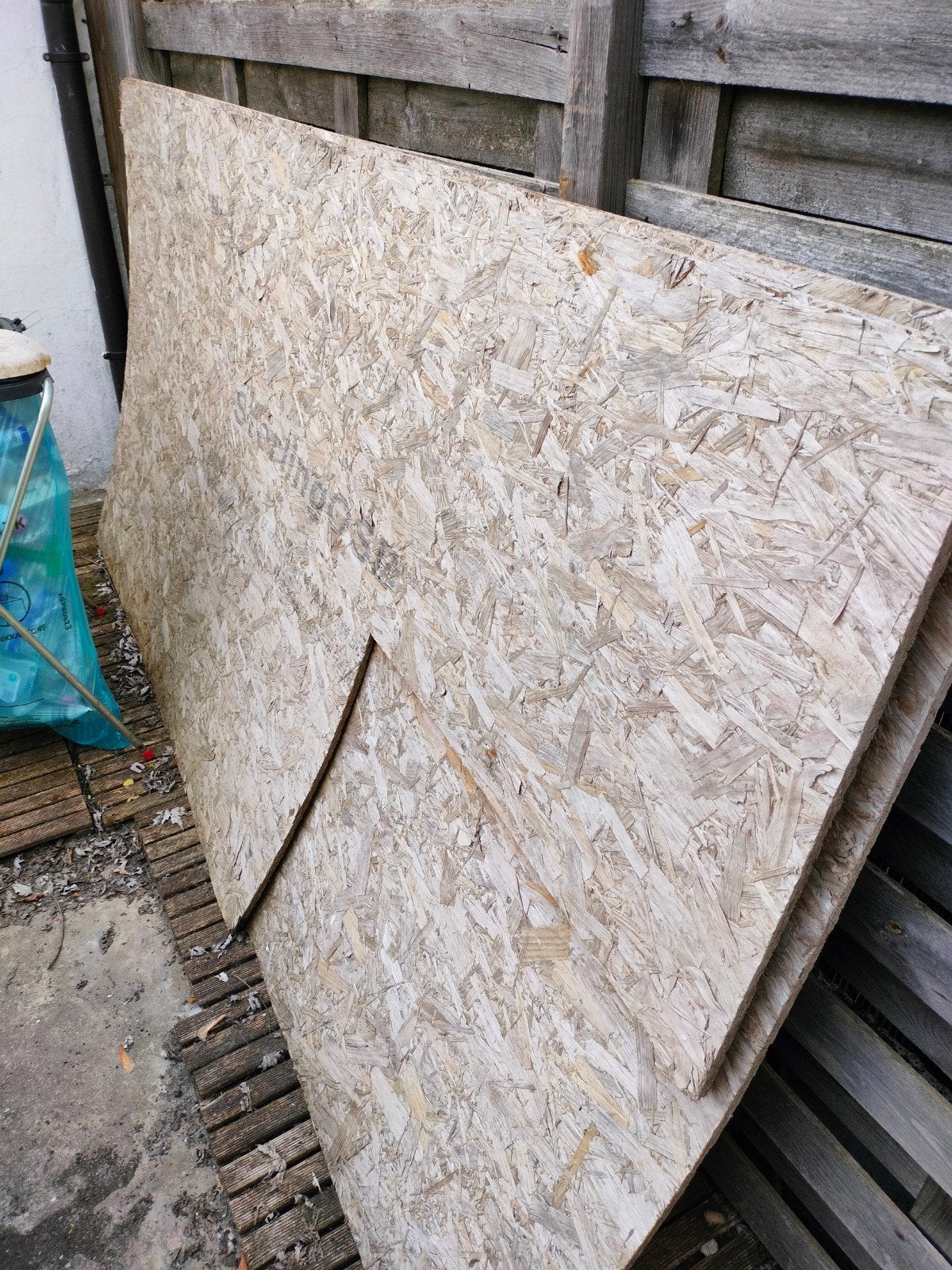 OSB platen, Ophalen