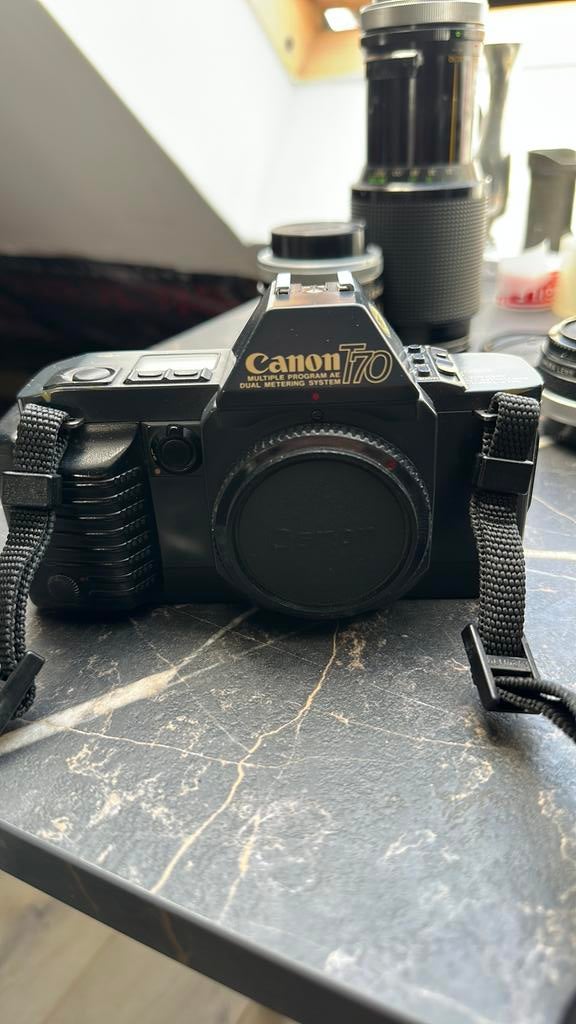 Canon T70, Ophalen of Verzenden, Gebruikt, Canon
