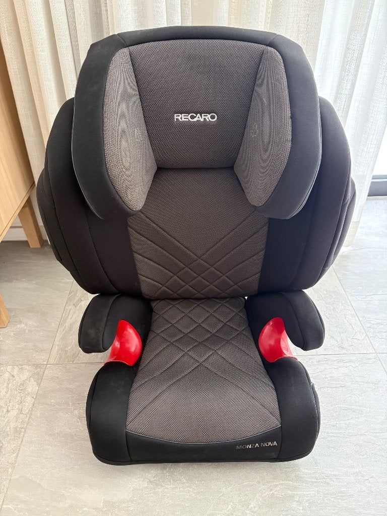 Autostoel Recaro Monza Nova, Kinderen en Baby's, Autostoeltjes, Autogordel of Isofix, Gebruikt, 15 t/m 36 kg, Verstelbare rugleuning