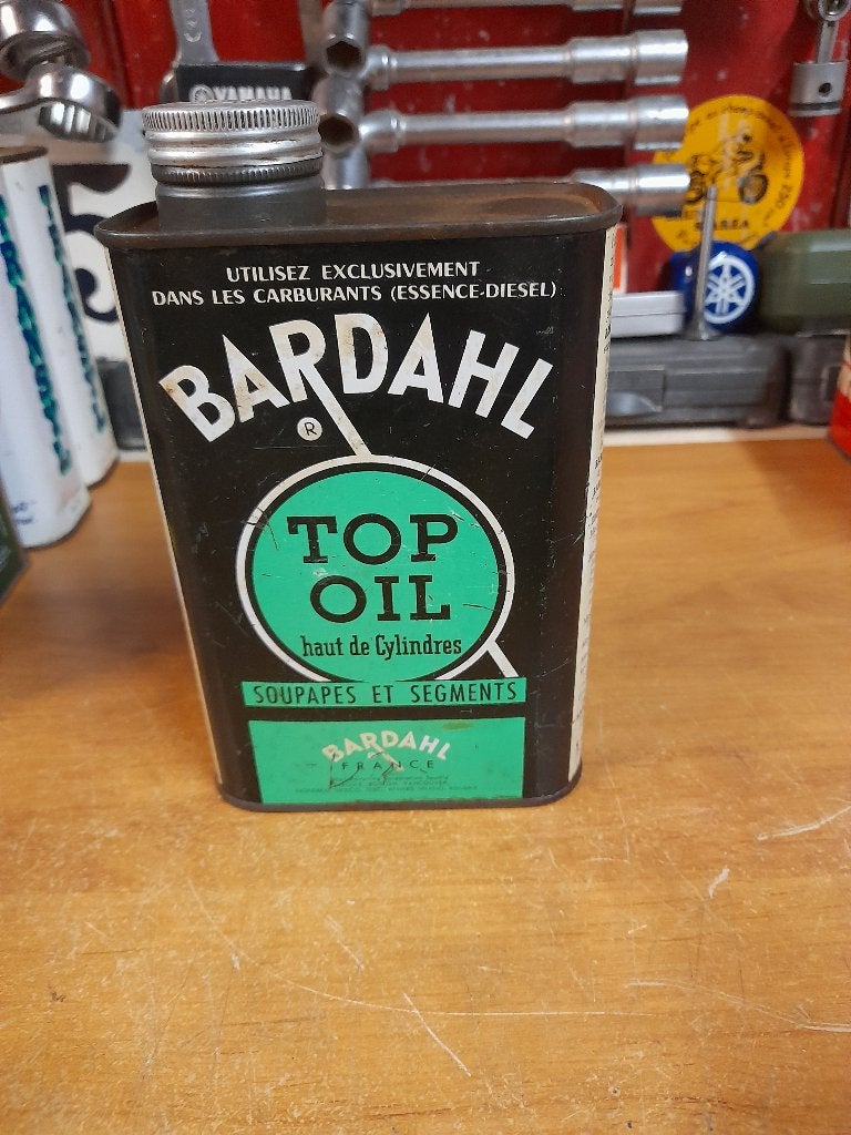 ancien bidon huile vide bardahl top oil, Enlèvement ou Envoi, Utilisé, Autres types