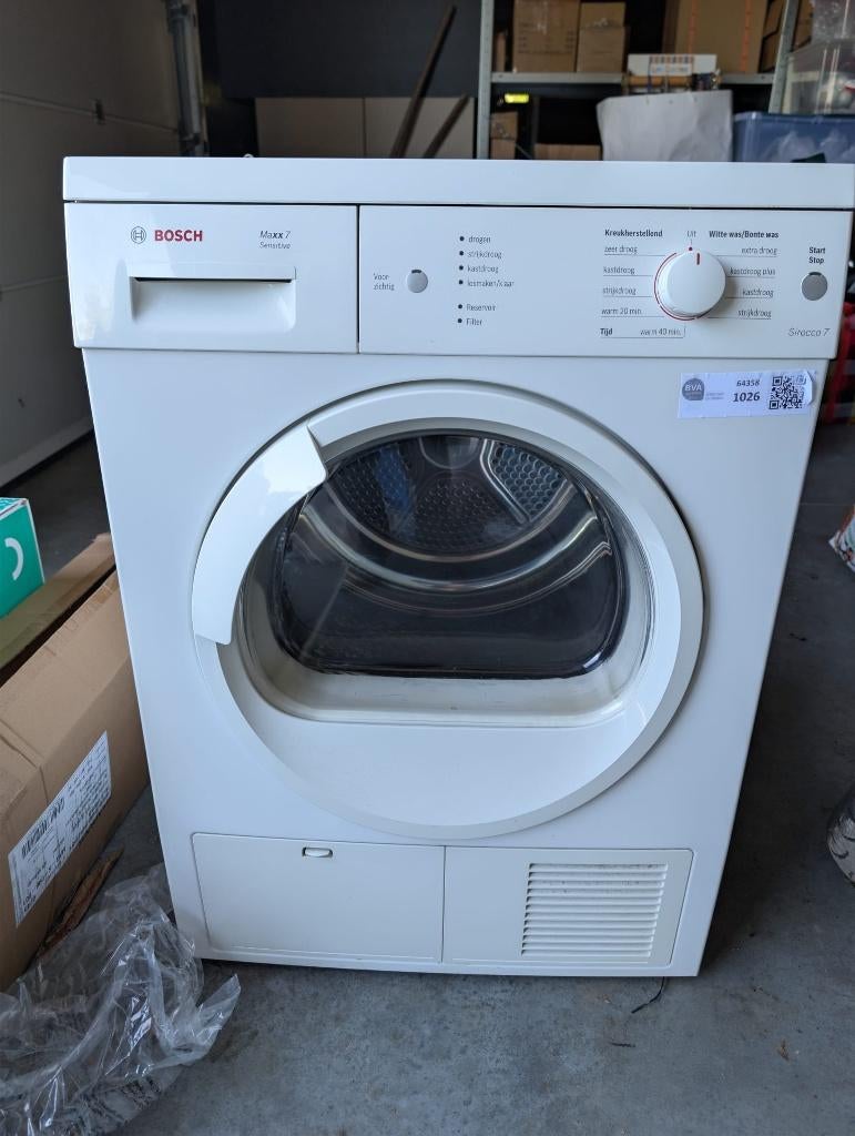 BOSCH droogkast - droogtrommel, Elektronische apparatuur, Ophalen, 6 tot 8 kg, Zo goed als nieuw, Anti-kreukfase