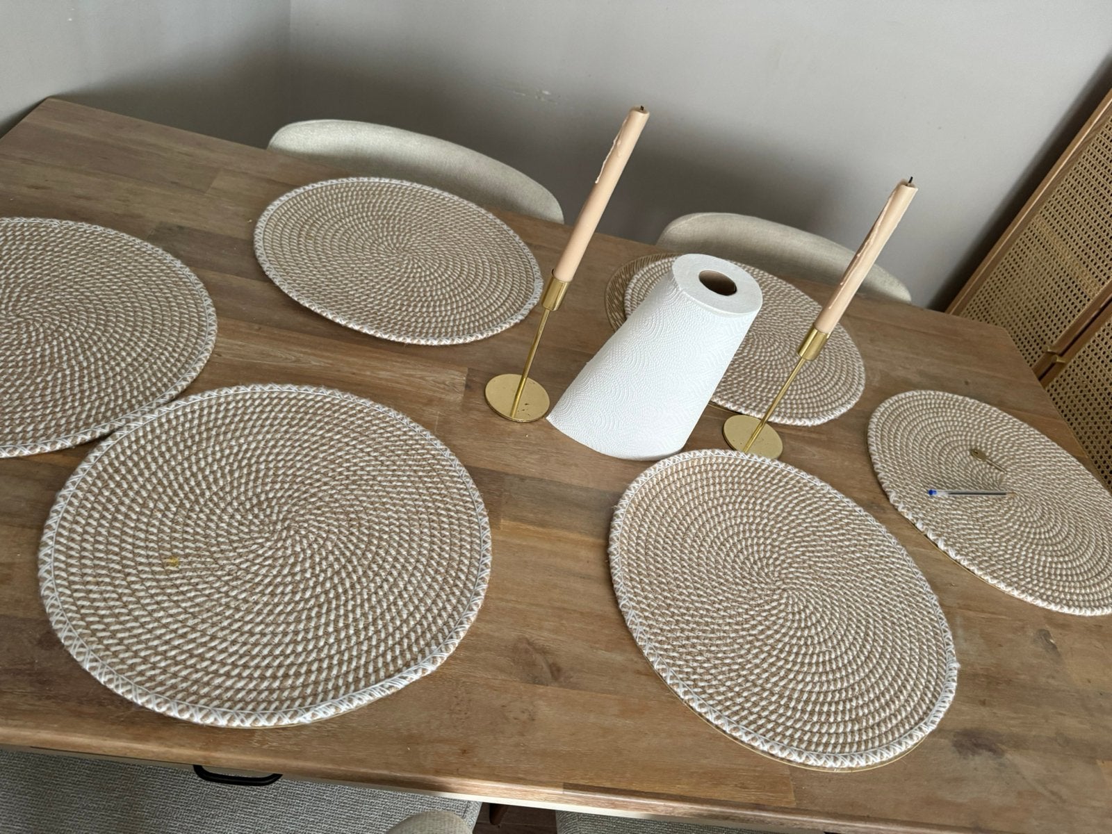 Table 160x90cm + 6 chaises, Maison & Meubles, Enlèvement, Comme neuf, Bois