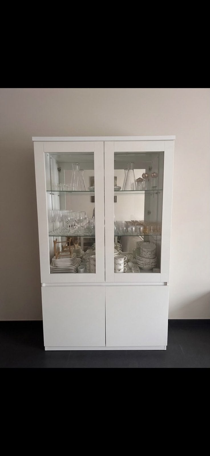 Buffet blanc laqué, Maison & Meubles, Enlèvement, Comme neuf