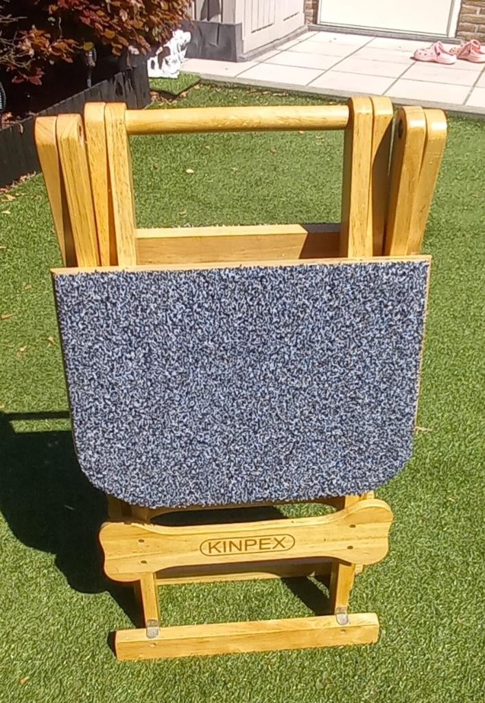 Houten trimtafel draagbaar, Ophalen, Zo goed als nieuw