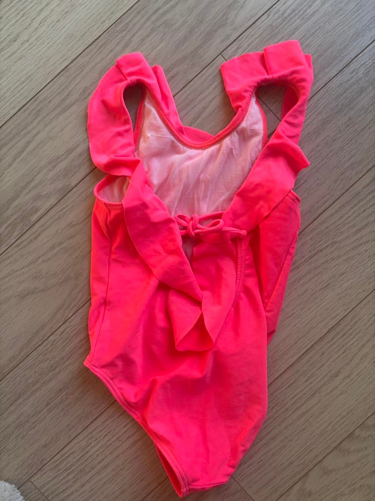 Fluo badpak Fina Egerique, Kinderen en Baby's, Badpak, Gebruikt, Maat 116, Verzenden