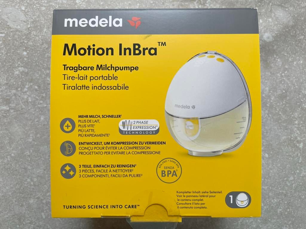 Borstkolf Medela ‘Motion InBra’, Ophalen of Verzenden, Zo goed als nieuw, Borstkolf